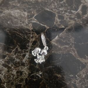 Married couple kissing wedding Pandora dangle charm